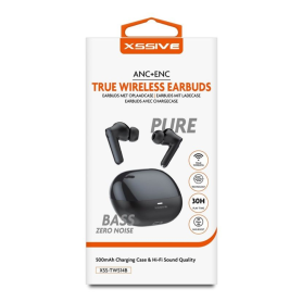 Casque, Audio - Écouteurs Bluetooth ANC+ENC XSSIVE XSS-TWS14B - Noir, prix de gros.