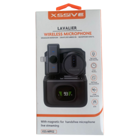 Audio Transmitter, Portable Mic - Wireless Lavalier Microphone 8-Pin Magnetic 9h Max Xssive XSS-MP02, wholesale price