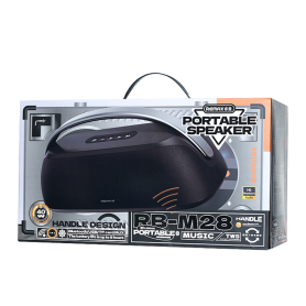 Enceinte Bluetooth, Haut-parleur - Enceinte portable sans fil REMAX Lighting RB-M28 - Noir, prix de gros.