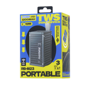 Haut-parleur, Boombox - Enceinte Portable Sans Fil REMAX RB-M23 - Gris, prix de gros.