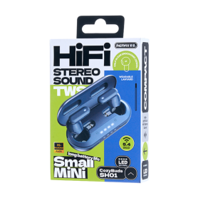 Earbuds, Headphones - Remax TWS CozyBuds SH01 Wireless Earphones - Blue, wholesale price