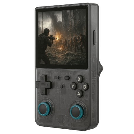 Console, Appareil de Jeu - Mini Console de Jeu Vidéo Portable R36 ULTRA Écran 4" 64 Go - Noir, prix de gros