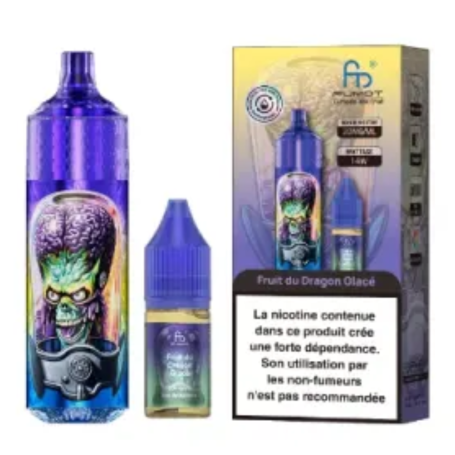 Vape, E-Cigarette - Rechargeable E-Liquid Vaporizer - Fumot Tornado - 28000 puffs - Iced Dragon Fruit, wholesale price