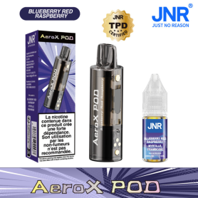 Vape Pen, E-Cig - Rechargeable E-Liquid Vape - JNR AeroX Pod+JNR Liquid - 20mg/ml - Blueberry Red Raspberry, wholesale price