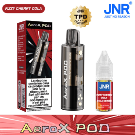 Vape Pen, E-Cigarette - Vapoteuse E-Liquide Rechargeable - JNR AeroX Pod+Liquide JNR - 20mg/ml - Fizzy Cherry Cola, wholesale pr