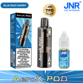E-Cigarette, Vape - Vapoteuse E-Liquide Rechargeable - JNR AeroX Pod+Liquide JNR - 20mg/ml - Blue Razz Cherry, wholesale price