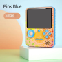Console de Jeu, Appareil Portable - Mini Console de Jeu Vidéo Portable avec Powerbank 6000mAh G6 Écran 3,5" 128 Go - Rose Bleu,