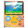 Console de Jeu, Appareil Portable - Mini Console de Jeu Vidéo Portable avec Powerbank 6000mAh G6 Écran 3,5" 128 Go - Rose Bleu,