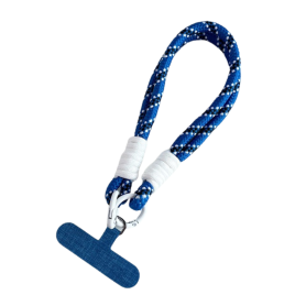 Phone Accessories - Nylon Phone Case Necklace with Navy Blue Card - Navy Blue - 30CM, wholesale price