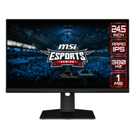 Moniteur, Display - Écran PC MSI Optix G253PFDE 9S6-3BB69T-003 25" Full HD - 380 Hz / 1ms GtG - Noir - Occasion avec Chargeur Câ