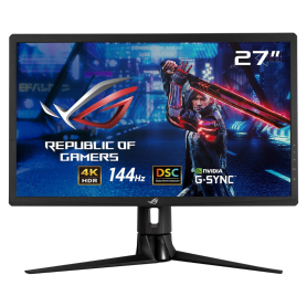 Display, Screen - PC Gaming Monitor ASUS ROG Strix XG27UQR 27 4K UHD - 3840 x 2160 / 144 Hz / 1ms MPRT - Occasion with Charger C