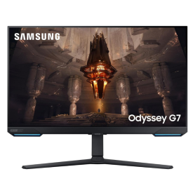 Monitor, Display - PC Gaming Screen Samsung Odyssey G7 LS32BG700EUXEN 32 UHD - 144 Hz / 1ms GTG - Black - Used with Charger Cabl