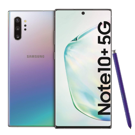 Smartphone, Mobile Phone - Samsung Galaxy Note 10 Plus 5G 256 GB Silver - Grade A, wholesale price