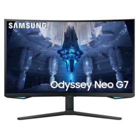 Moniteur, Display - Écran Gaming Incurvé Samsung Odyssey Neo G7 32" UHD - 3840 x 2160 / 165 Hz / 1ms GTG - Noir - Occasion avec 
