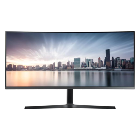 Monitor, Display - Curved PC Monitor Samsung C34H890WGR LC34H890WGRXEN 34 UWQHD - 3440 x 1440 / 100 Hz - Black - Used with Charg