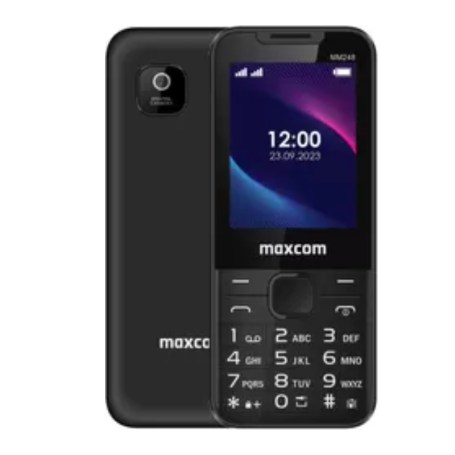 Téléphone, Mobile - Téléphone Portable MAXCOM MM248 4G 6,1cm 2,4" Torche - Dual Sim Noir - Neuf, prix de gros.