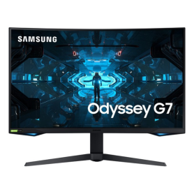 Display, Screen - Curved Gaming Monitor Samsung Odyssey G7 C27G74TQSR LC27G74TQSRXZG 27 WQHD - 240 Hz - Refurbished with Charger