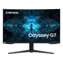 Moniteur, Display - Écran PC Gaming Incurvé Samsung Odyssey G7 C27G74TQSR LC27G74TQSRXZG 27" WQHD - 240 Hz - Occasion avec Charg