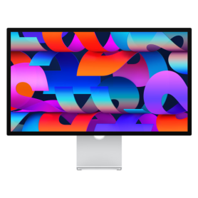 Monitor, Display - Apple Studio Display MK0U3D/A 27 5K Screen - Standard Glass / Adjustable Stand - Silver - Secondhand with Cha