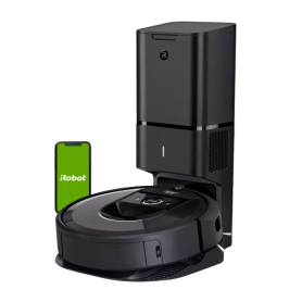 Nettoyeur Autonome, Robot Aspirateur - Aspirateur Robot iRobot Roomba i7 + (i7558) Noir - Occasion avec Boîte et Accessoires, pr