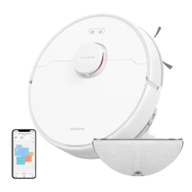 Robot, Vacuum - Dreame D9 White Robot Vacuum Cleaner - Used with Box and Accessories, wholesale price