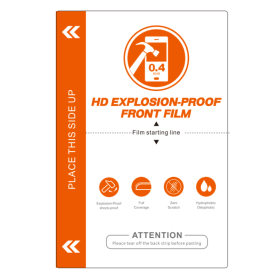 Protective Film, Screen Protector - Soft TPU Front Protection Film 0.4mm Masters Series M27 - 5 Pcs, wholesale price