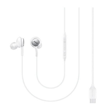 Écouteurs, Casque - Ecouteurs Kit Main Libre Type-C Samsung EO-IC100BWE Type C Stéréo HF - Blanc (Vrac), prix de gros.