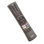 Universal Controller - Compatible Remote Control for TELEFUNKEN TV - LinQ URC5755 - Black, wholesale price
