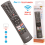 Universal Controller - Compatible Remote Control for TELEFUNKEN TV - LinQ URC5755 - Black, wholesale price
