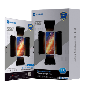 Screen Protector, Privacy Shield - SUNSHINE SS-075AS 360° Nano Level Anti-Spy Hydrogel Film - 25Pcs, wholesale price