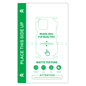 Back Protector, Rear Cover - TPH Matte Back Protector Film Green Series G36 - 5 Pcs, wholesale price