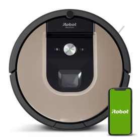 Robot nettoyeur, Balayeuse - Aspirateur Robot iRobot Roomba 976 Noir/Beige- Occasion avec Boîte et Accessoires, prix de gros.