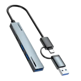Hub USB, Connecteur, Multiport - Adaptateur 5-en-1 HUB USB-C + USB-A XSSIVE XSS-HUB13, prix de gros.