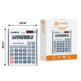 Calculatrices, Machines à calculer - Calculatrice électronique 12 chiffres CIAOBOSI TX-03708, prix de gros.