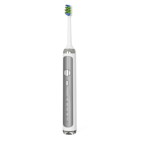 Hygiène dentaire, Soins bucco-dentaires - Brosse à Dents Électrique Sonique Micro-Bulles IPX7 5 Modes + Brosse Haute Densité -Bl