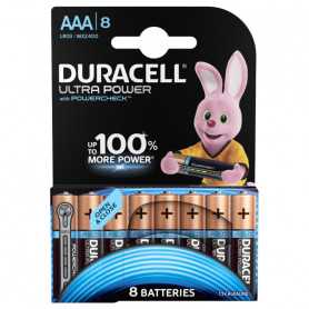 Achetez Piles Alcalines AAA Duracell Ultra Power Pack de 8 - Autonomie Longue Durée