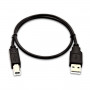 USB cable V7 0.5 m USB A USB B Black