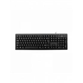 V7 Clavier Filaire USB/PS2 - Noir - FR