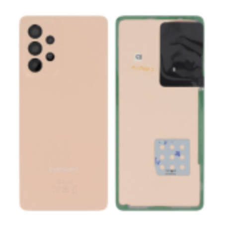 Back Glass - Galaxy A53 5G (A536B) Orange Rear Glass (Service Pack) - GH82-28017D, wholesale price