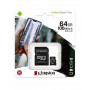 Kingston Canvas Select Plus 64GB Micro SDHC Memory Card with SD Adapter - Reliable Storage Solution
