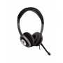 V7 Deluxe Stereo USB Audio Headphones Black - Superior Sound Quality and Comfort