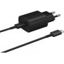 Adaptateur Secteur Samsung USB EP-TA800XBE - 25W - Noir - Retail Box - Origine