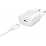 Samsung 25W White Type-C Charger Kit – Fast Charging Original Accessory