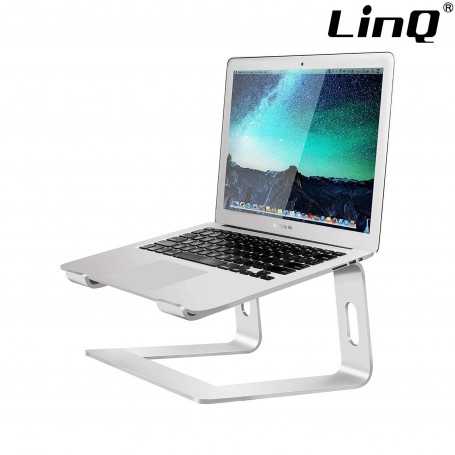 Support Ordinateur Portable / Macbook en Aluminium Ventilé, LinQ HD3269