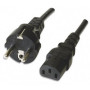 LinQ EU2A 1.6m Black Schuko PC Power Cable - European Monitor Plug