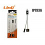 Câble 2 En 1 Lightning Mâle / Jack 3.5mm et Lightning Femelle LinQ IP7936