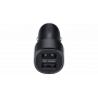 Chargeur Allume-Cigare Double USB Samsung 15W - Charge Rapide & Originale - Idéal pour vos Appareils Mobiles