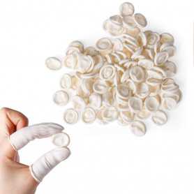 Achetez Doigtiers en Latex Lot de 20 | Protection Hygiénique et Durable pour Travaux de Précision