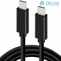 Câble USB Type-C 100W PD Devia - Charge Rapide 1,5M pour Appareils Compatibles