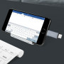 Lecteur de Cartes 2 en 1 Lightning / USB LinQ OTG802 - Compatibilité Micro-SD/SD pour iPhone, iPad et PC
